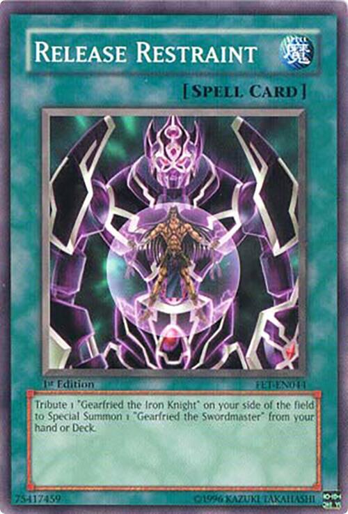 Release Restraint FET-EN044 card from Flaming Eternity