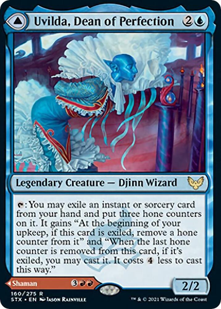 Uvilda, Dean of Perfection 160 card from Strixhaven: School of Mages