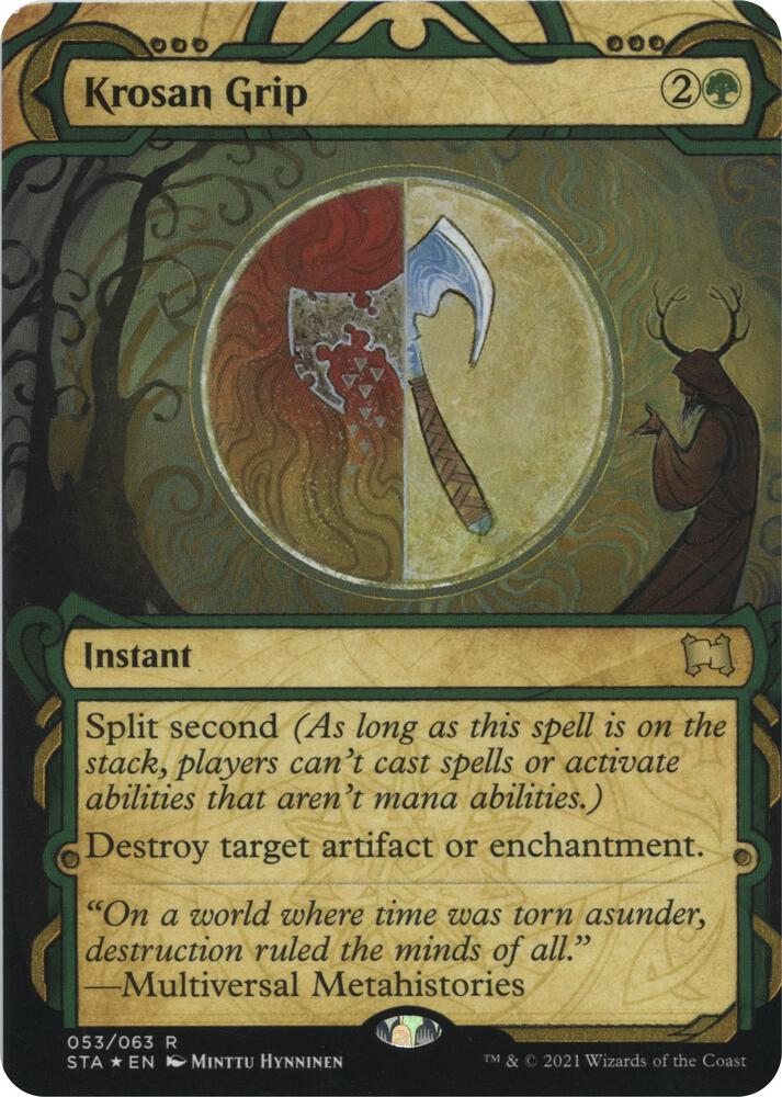 Krosan Grip (Foil Etched) 53 card from Strixhaven: Mystical Archive