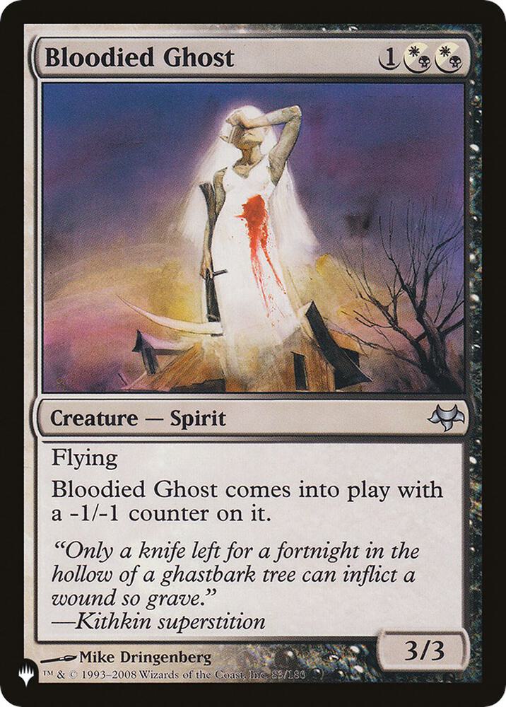 Bloodied Ghost 83/180 card from The List Reprints