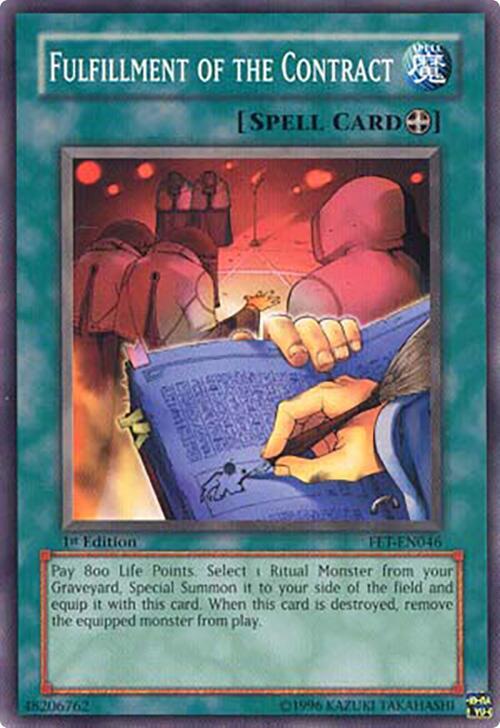 Fulfillment of the Contract FET-EN046 card from Flaming Eternity