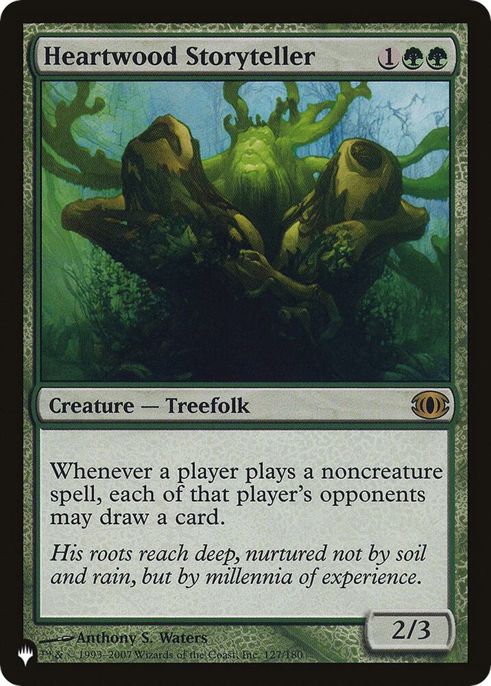 Heartwood Storyteller 127/180 card from The List Reprints