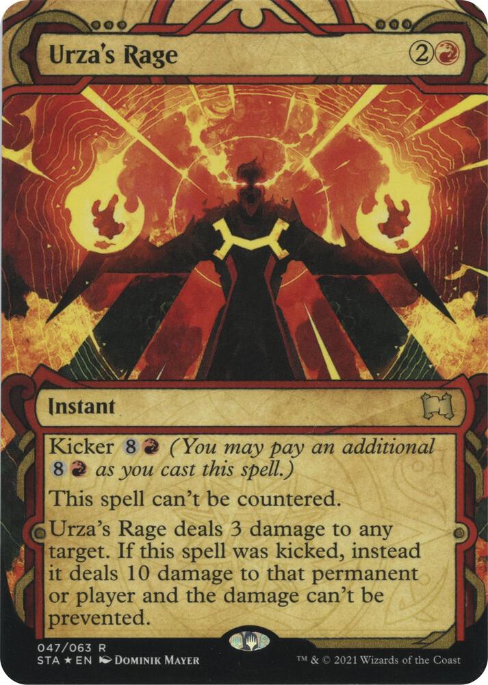 Urza's Rage (Foil Etched) 47 card from Strixhaven: Mystical Archive