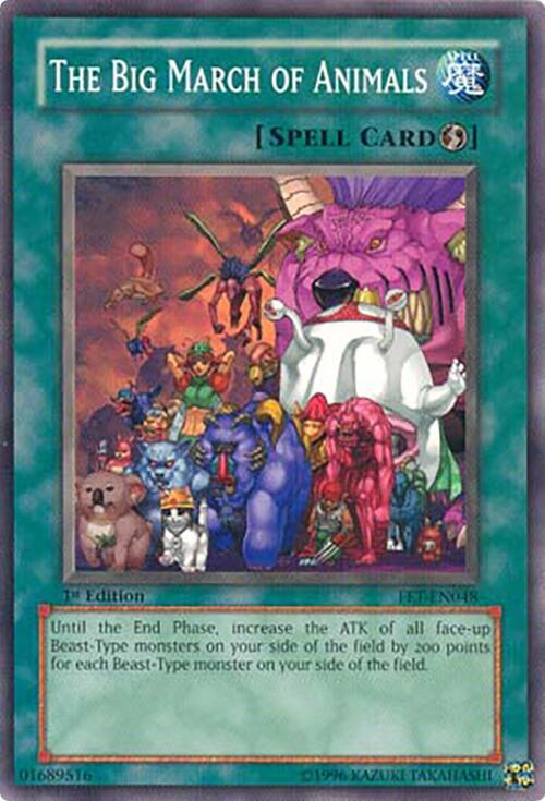 The Big March of Animals FET-EN048 card from Flaming Eternity