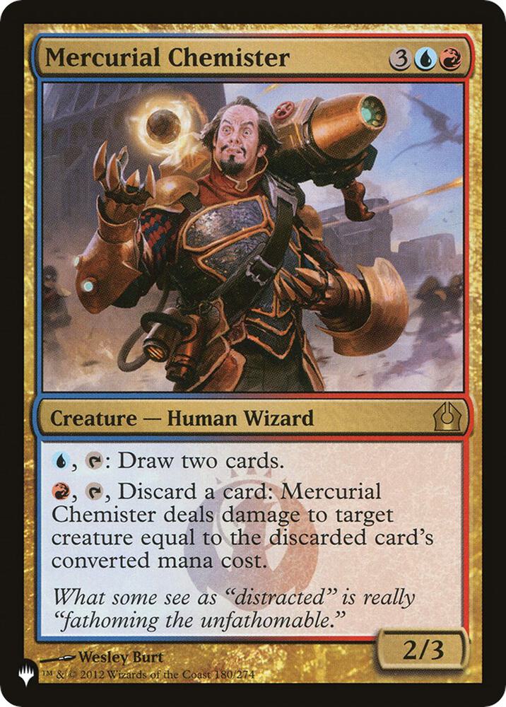 Mercurial Chemister 180/274 card from The List Reprints