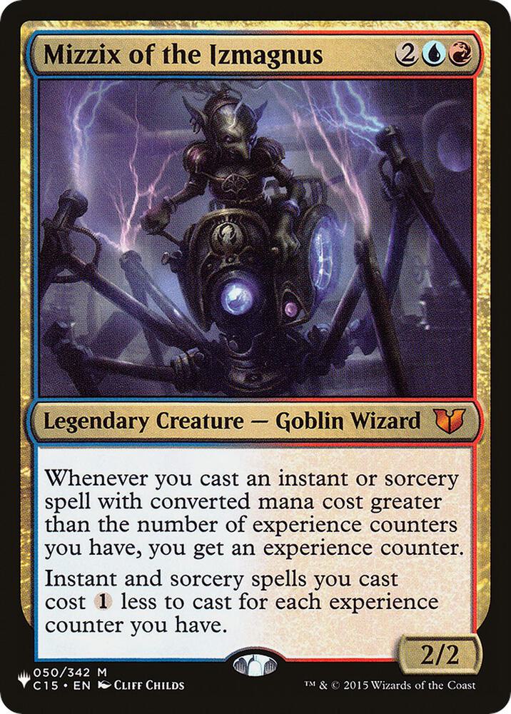 Mizzix of the Izmagnus 050/342 card from The List Reprints