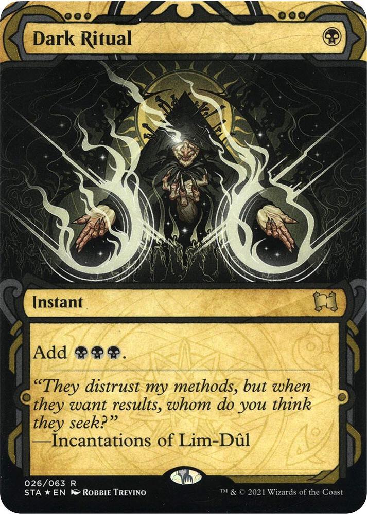 Dark Ritual (Foil Etched) 26 card from Strixhaven: Mystical Archive