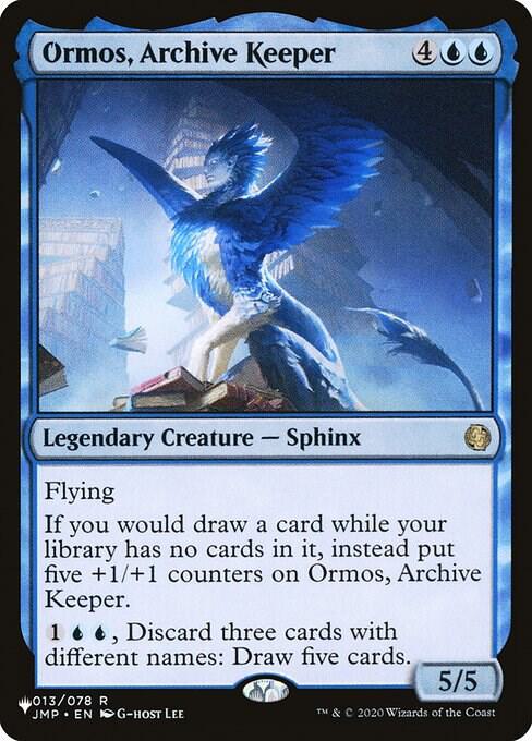 Ormos, Archive Keeper 013/078 card from The List Reprints