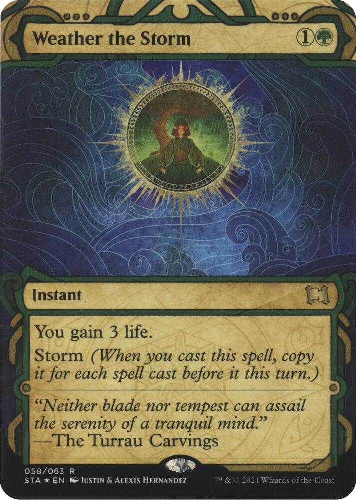 Weather the Storm (Foil Etched) 58 card from Strixhaven: Mystical Archive
