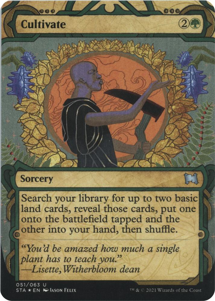 Cultivate (Foil Etched) 51 card from Strixhaven: Mystical Archive