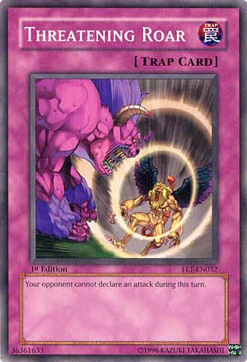 Threatening Roar FET-EN052 card from Flaming Eternity