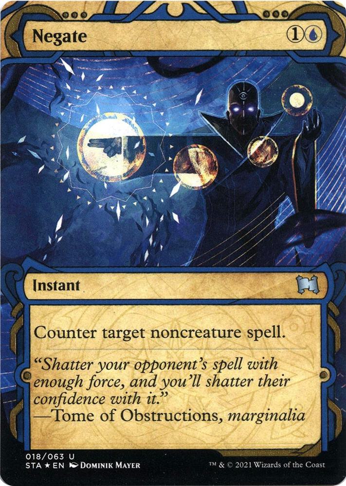 Negate (Foil Etched) 18 card from Strixhaven: Mystical Archive