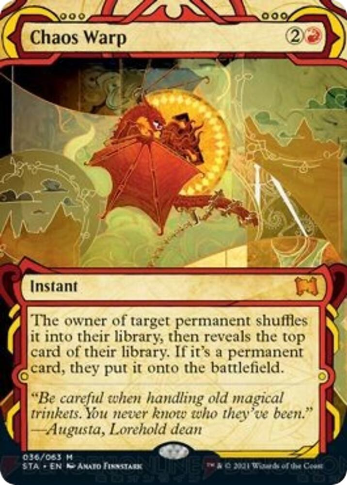 Chaos Warp 36 card from Strixhaven: Mystical Archive