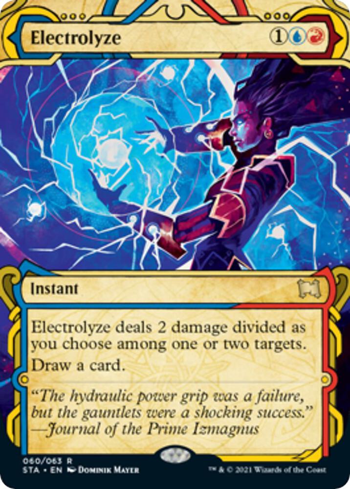 Electrolyze 60 card from Strixhaven: Mystical Archive