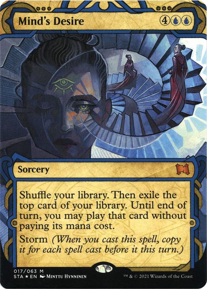 Mind's Desire (Foil Etched) 17 card from Strixhaven: Mystical Archive