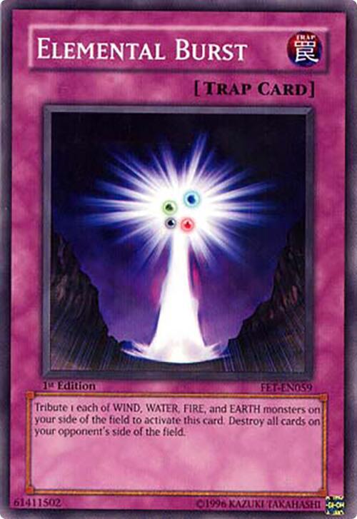 Elemental Burst FET-EN059 card from Flaming Eternity