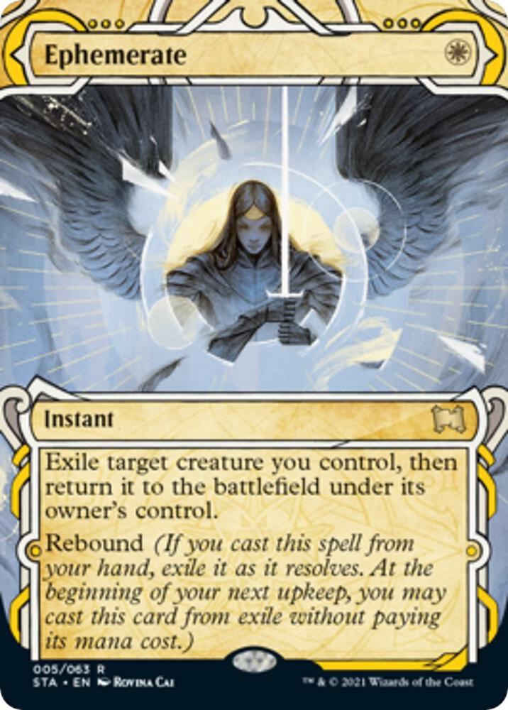 Ephemerate 5 card from Strixhaven: Mystical Archive