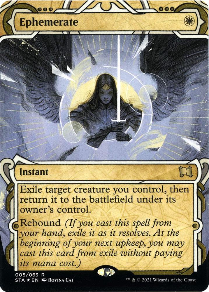 Ephemerate (Foil Etched) 5 card from Strixhaven: Mystical Archive