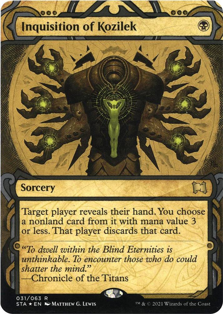 Inquisition of Kozilek (Foil Etched) 31 card from Strixhaven: Mystical Archive
