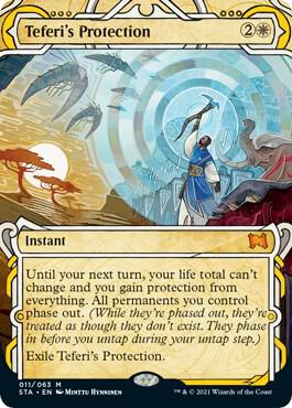 Teferi's Protection 11 card from Strixhaven: Mystical Archive