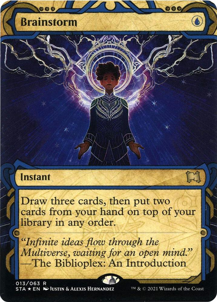 Brainstorm (Foil Etched) 13 card from Strixhaven: Mystical Archive