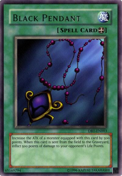 Black Pendant DB1-EN003 card from Dark Beginning 1