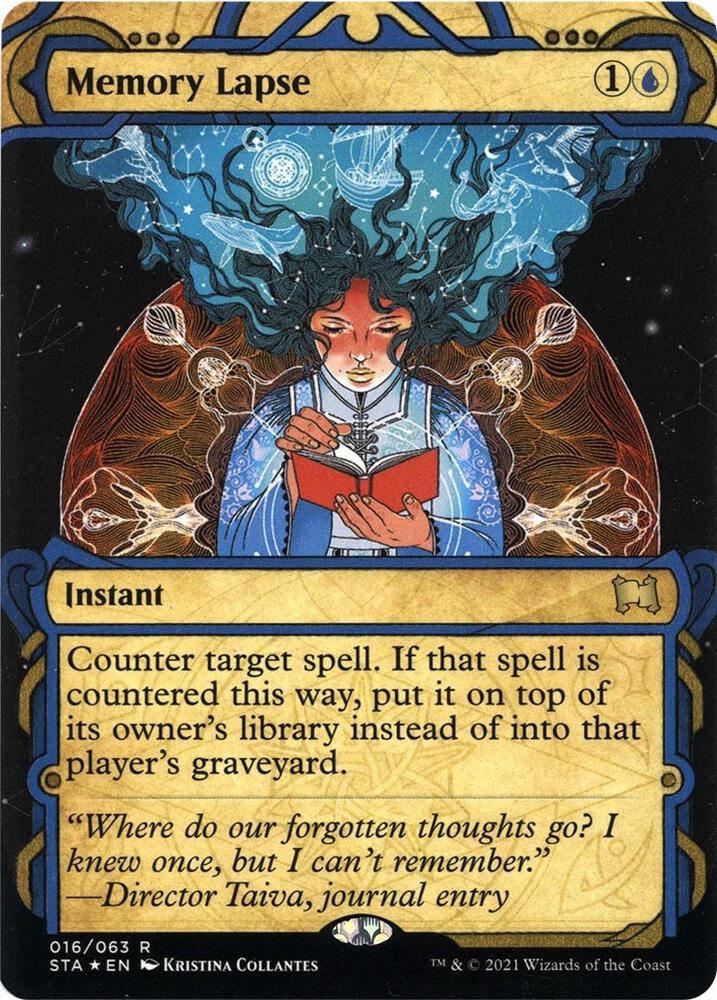 Memory Lapse (Foil Etched) 16 card from Strixhaven: Mystical Archive