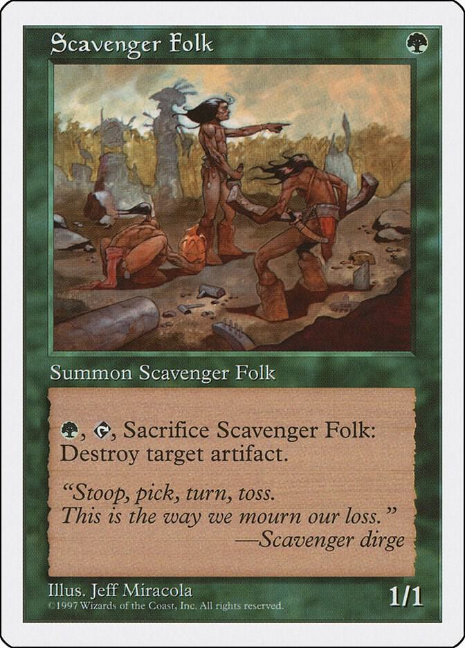 Scavenger Folk card from Fifth Edition