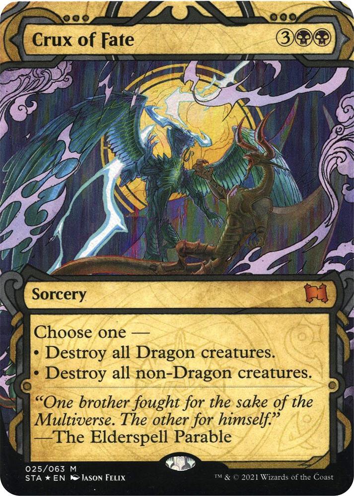 Crux of Fate (Foil Etched) 25 card from Strixhaven: Mystical Archive