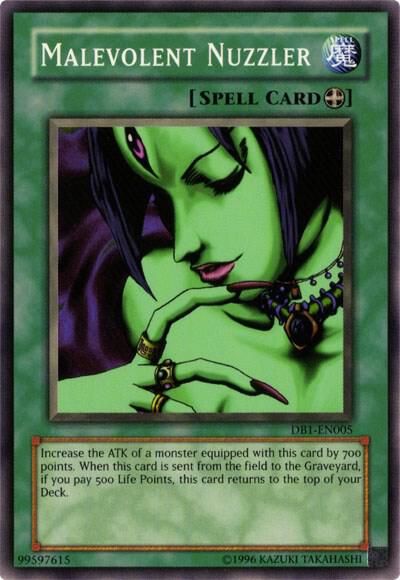 Malevolent Nuzzler DB1-EN005 card from Dark Beginning 1