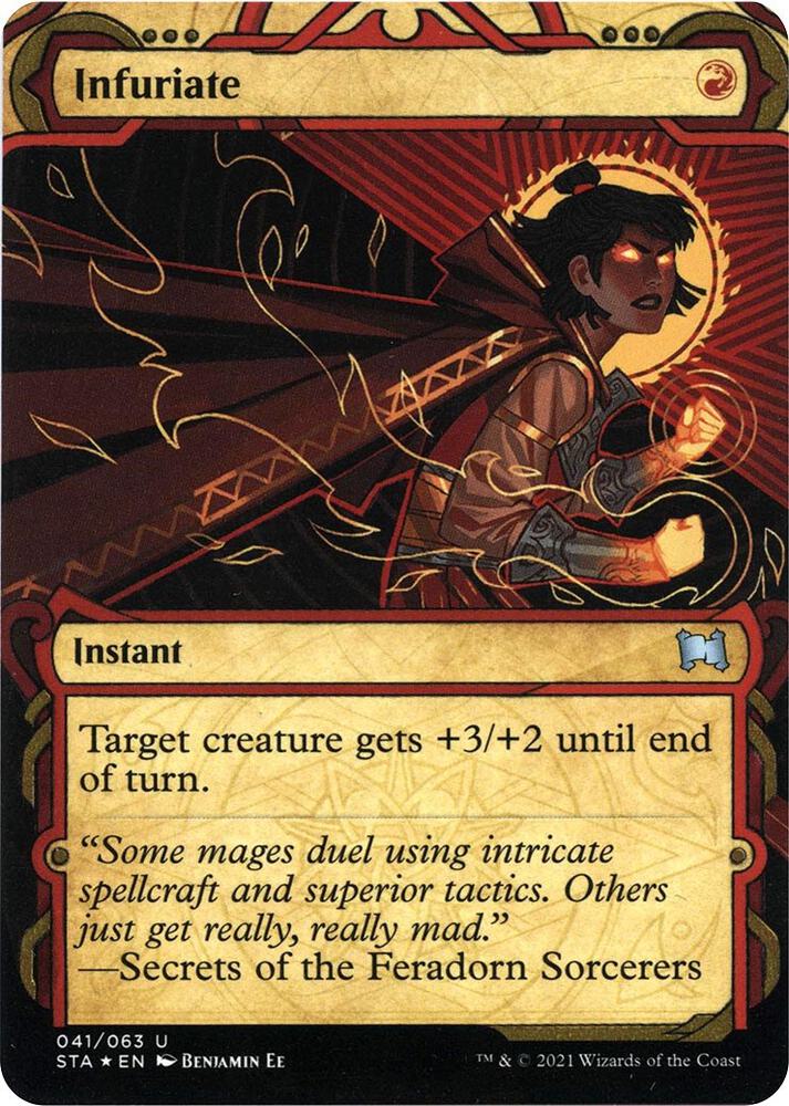 Infuriate (Foil Etched) 41 card from Strixhaven: Mystical Archive
