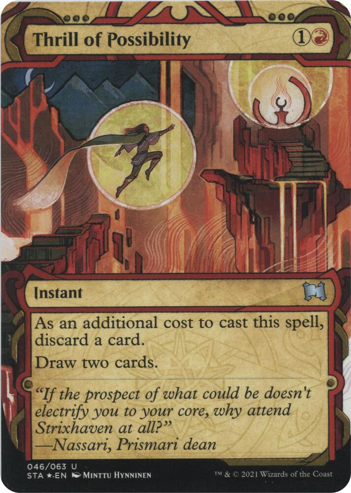 Thrill of Possibility (Foil Etched) 46 card from Strixhaven: Mystical Archive