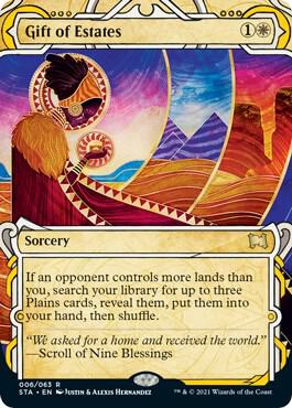 Gift of Estates 6 card from Strixhaven: Mystical Archive