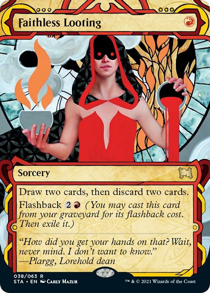 Faithless Looting 38 card from Strixhaven: Mystical Archive