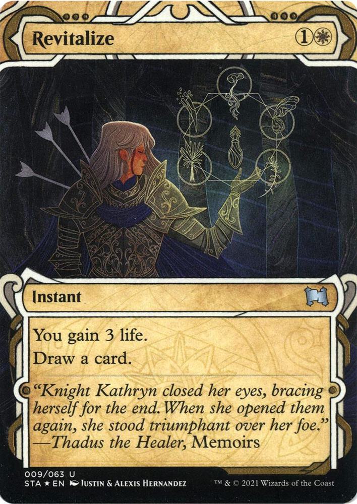 Revitalize (Foil Etched) 9 card from Strixhaven: Mystical Archive