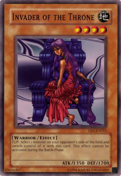 Invader of the Throne DB1-EN013 card from Dark Beginning 1