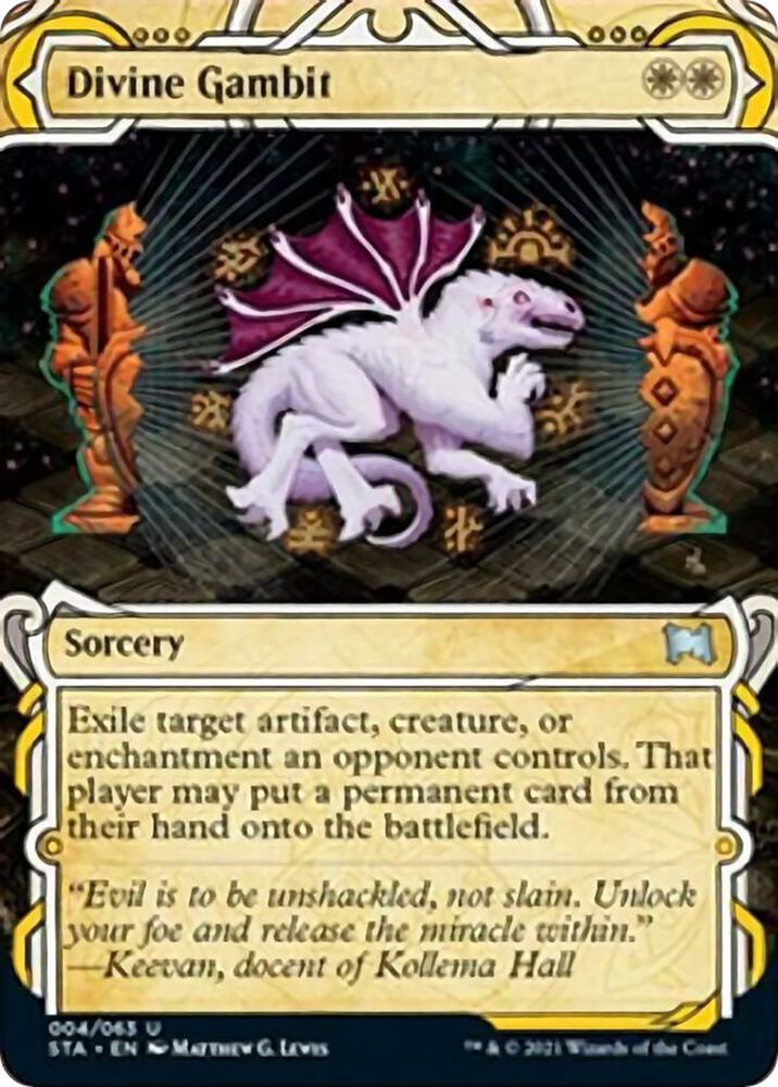 Divine Gambit 4 card from Strixhaven: Mystical Archive