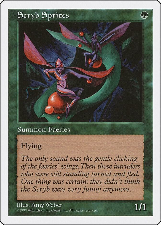 Scryb Sprites card from Fifth Edition