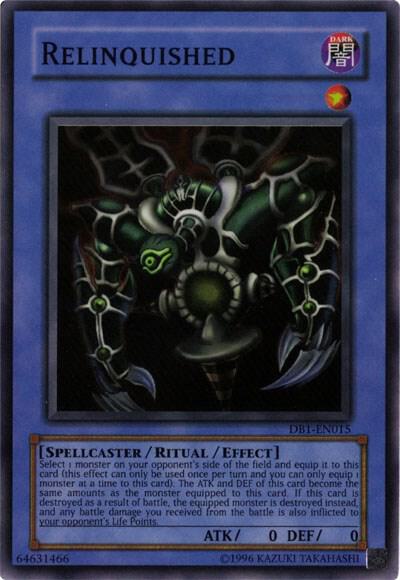 Relinquished DB1-EN015 card from Dark Beginning 1