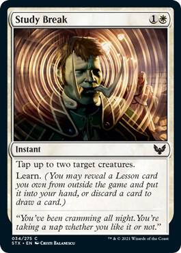 Study Break 34 card from Strixhaven: School of Mages