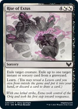 Rise of Extus 226 card from Strixhaven: School of Mages