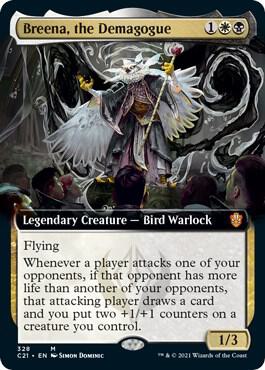 Breena, the Demagogue (Extended Art) 328 card from Commander 2021