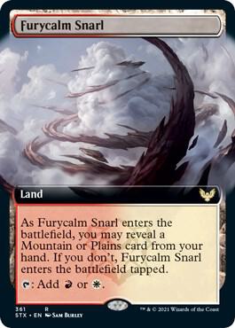 Furycalm Snarl (Extended Art) 361 card from Strixhaven: School of Mages