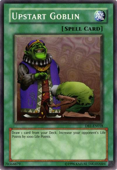 Upstart Goblin DB1-EN018 card from Dark Beginning 1