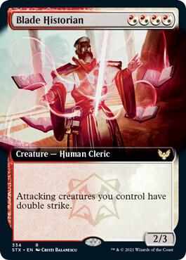Blade Historian (Extended Art) 334 card from Strixhaven: School of Mages
