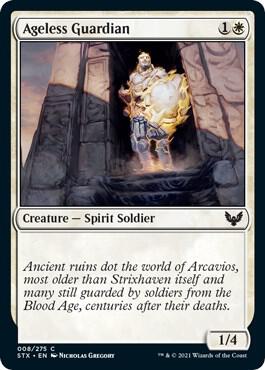 Ageless Guardian 8 card from Strixhaven: School of Mages