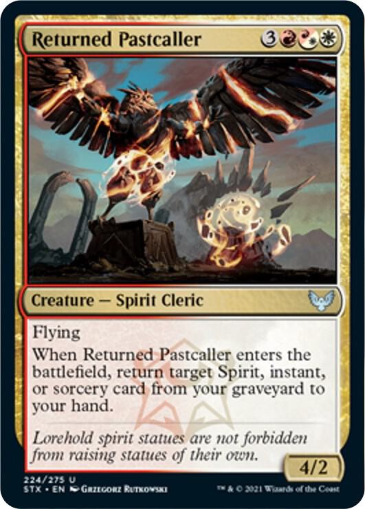 Returned Pastcaller 224 card from Strixhaven: School of Mages