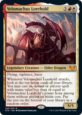 Velomachus Lorehold 245 card from Strixhaven: School of Mages