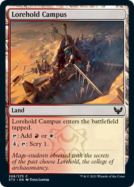 Lorehold Campus 268 card from Strixhaven: School of Mages