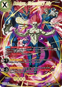Demigra, Momentary Ally (SPR) BT13-123 card from Supreme Rivalry